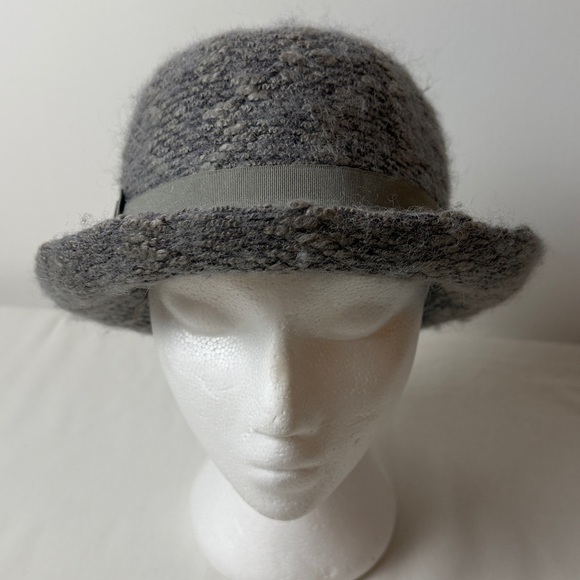 Anthropologie Accessories - Anthropologie Gray Textured Hat